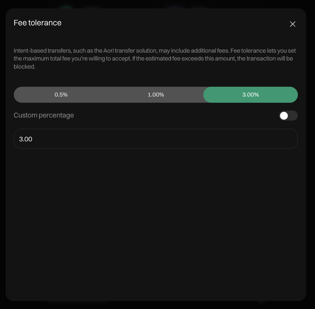 fee-tolerance